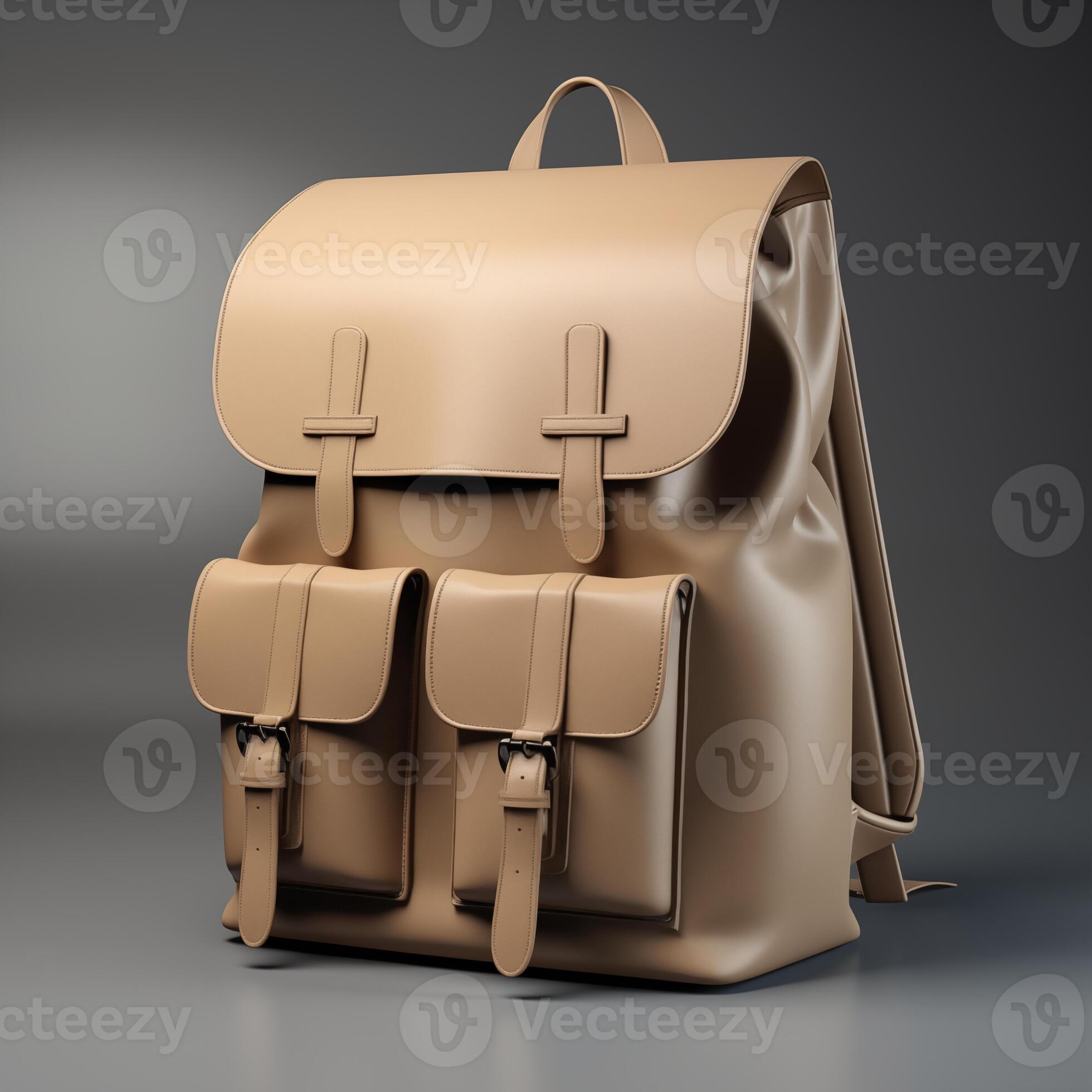 Front image of backpack for mockup purposes Generative AI 33888099