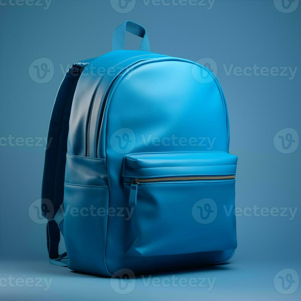 Front image of backpack for mockup purposes Generative AI photo