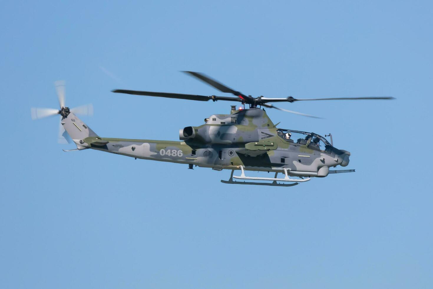 Czech Air Force Bell AH-1Z Viper attack helicopter. Aviation and military rotorcraft. photo