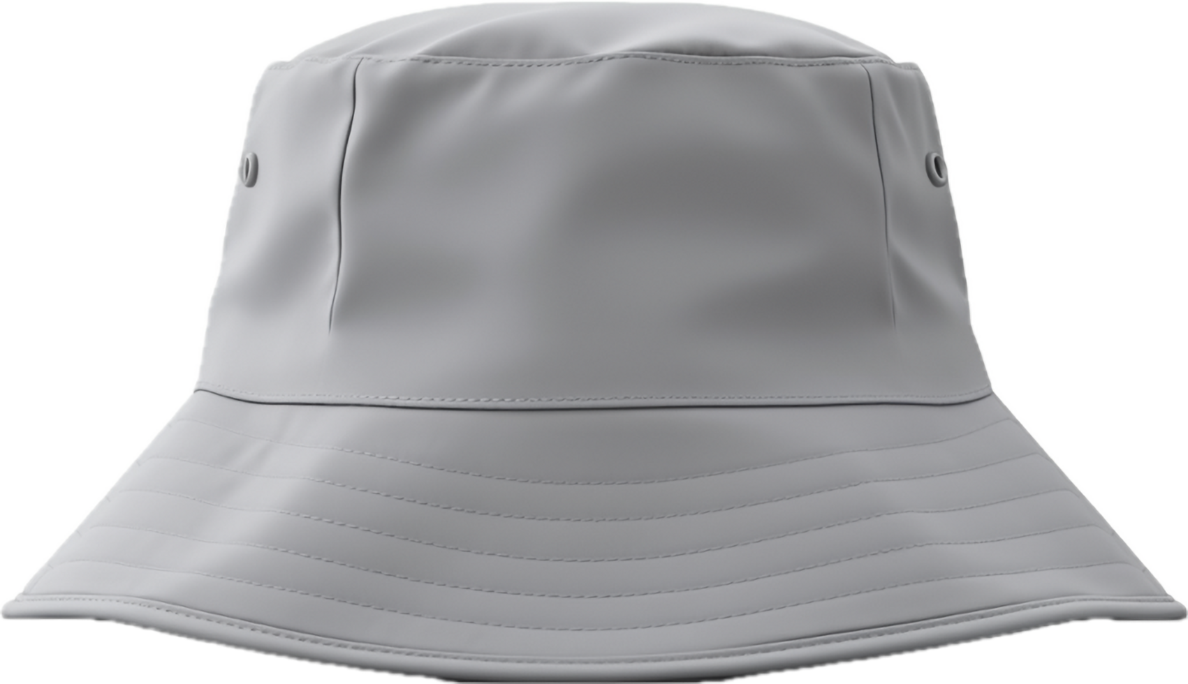 Gray bucket hat png with AI generated.