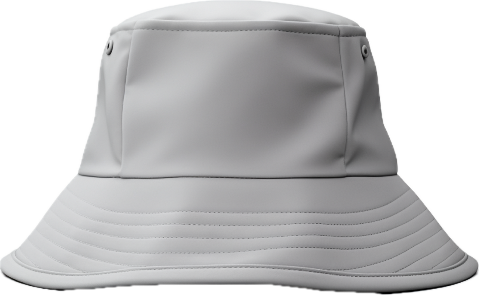 Gray bucket hat png with AI generated.