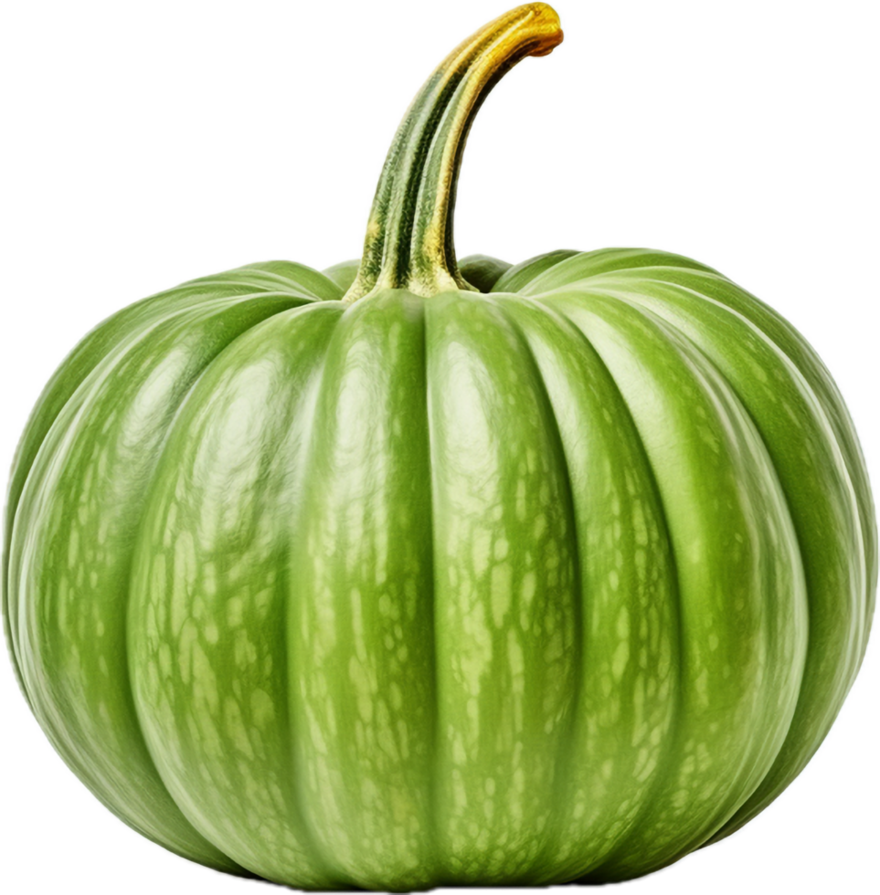 Green pumpkin png with AI generated.