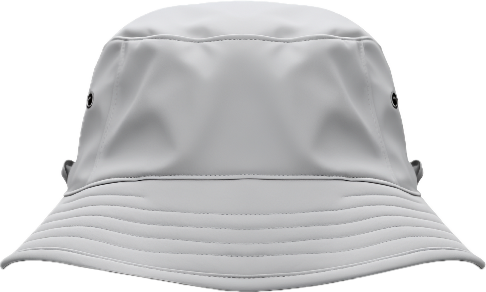 Gray bucket hat png with AI generated.