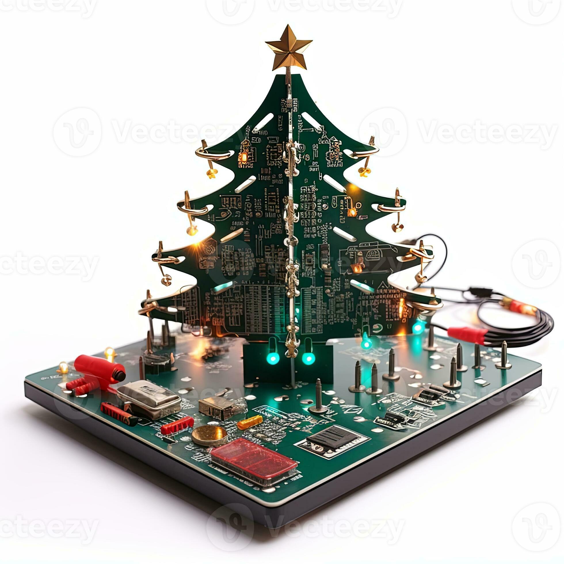 robotics arduino soldering kit modern christmas tree with lights ...