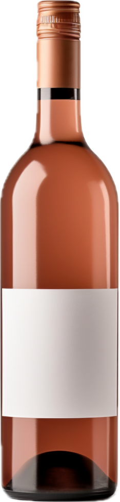 Wine bottle png with AI generated.