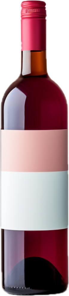 Wine bottle png with AI generated.