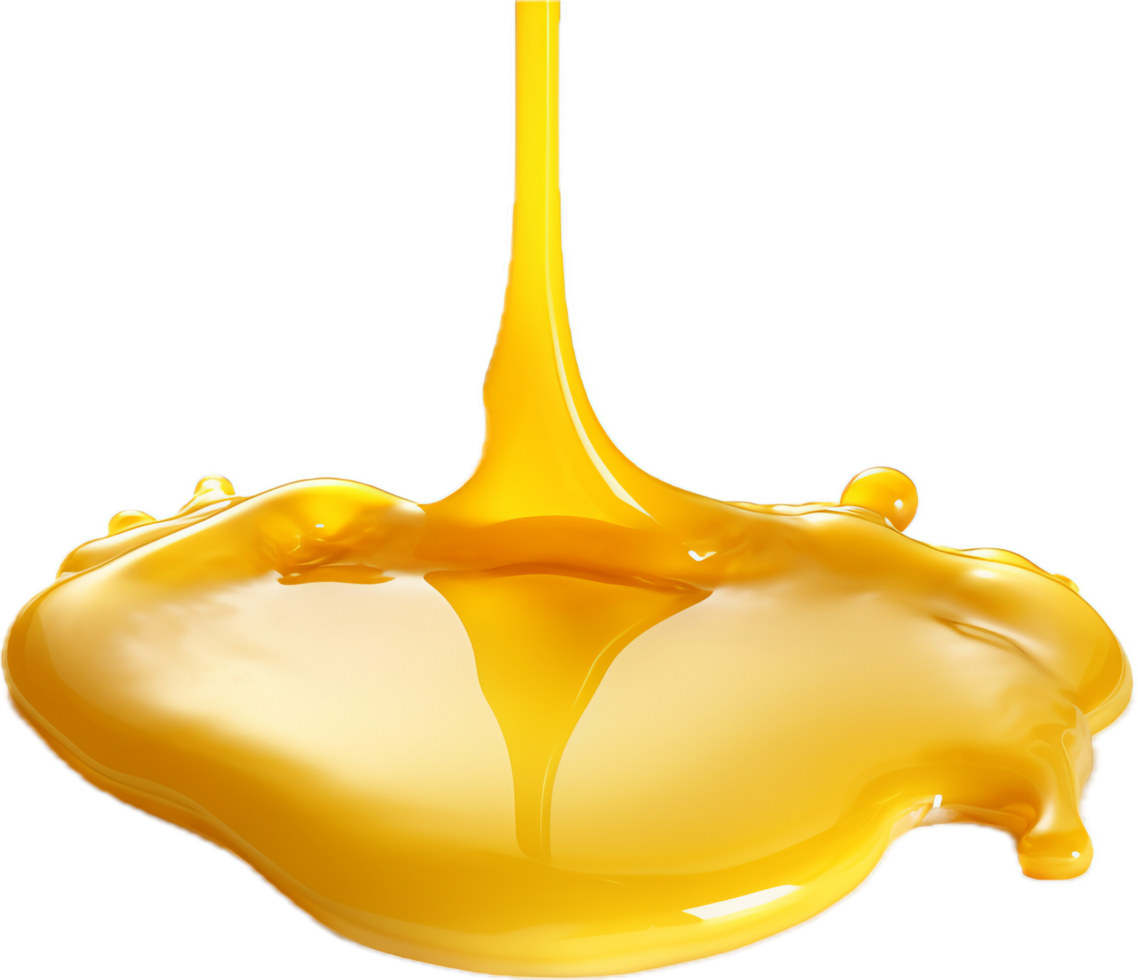 Dripping mustard png with AI generated.