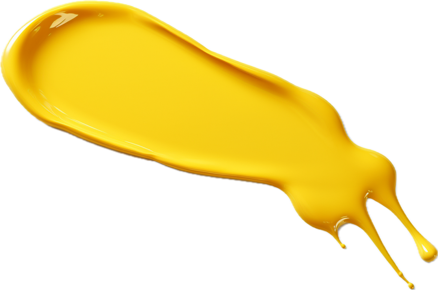 Dripping mustard png with AI generated.