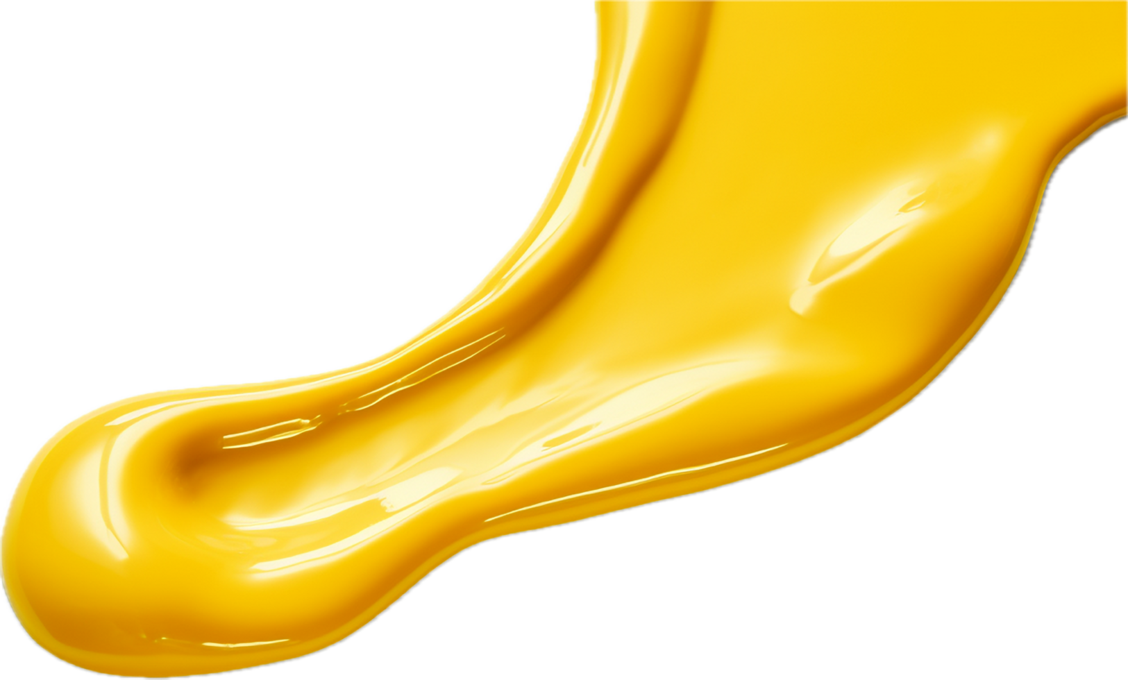 Dripping mustard png with AI generated.