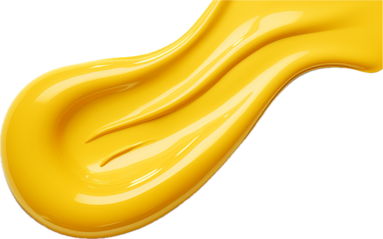 Dripping mustard png with AI generated.