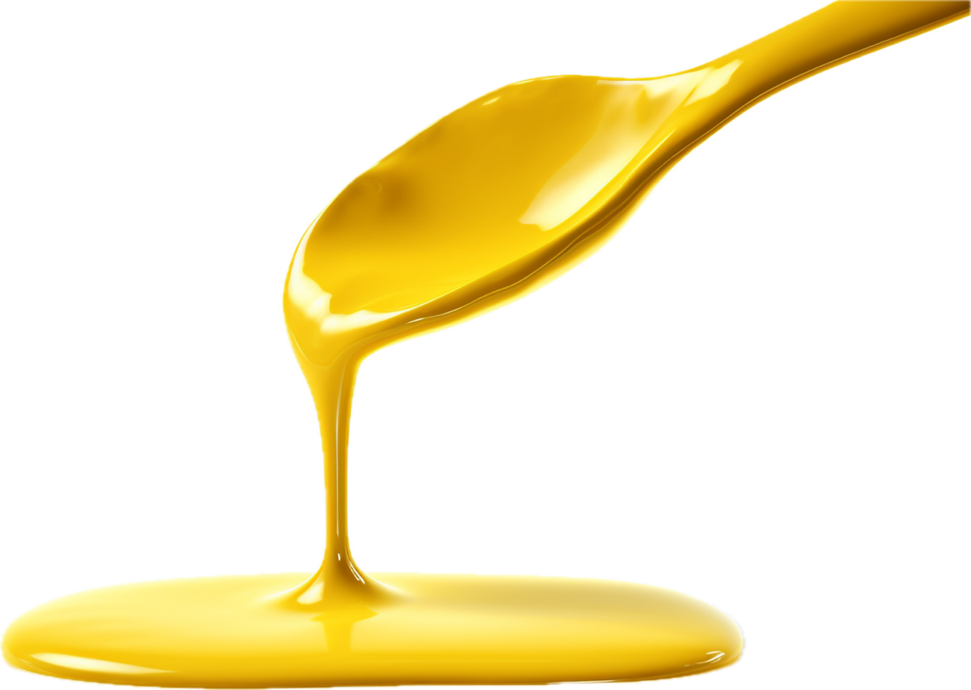 Dripping mustard png with AI generated.