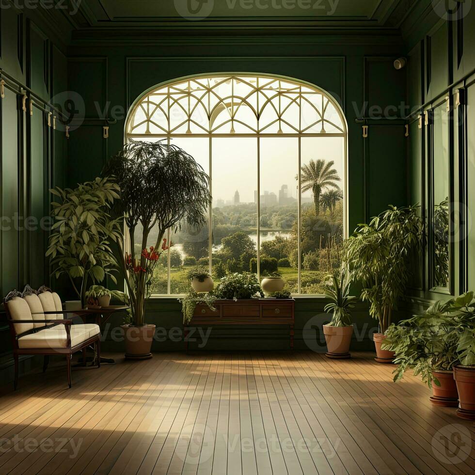 cricket field inside a home realistic , generated by AI photo