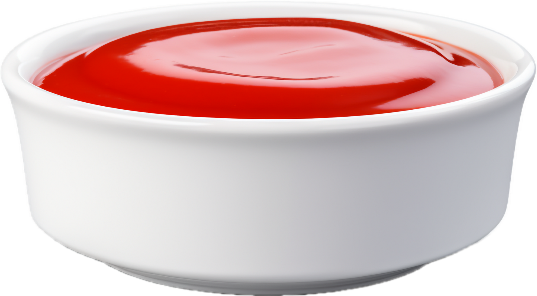 Ketchup bowl png with AI generated.