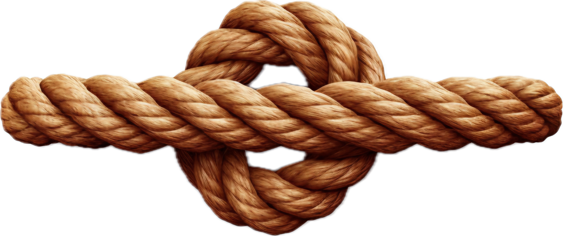 Rope knot png with AI generated.