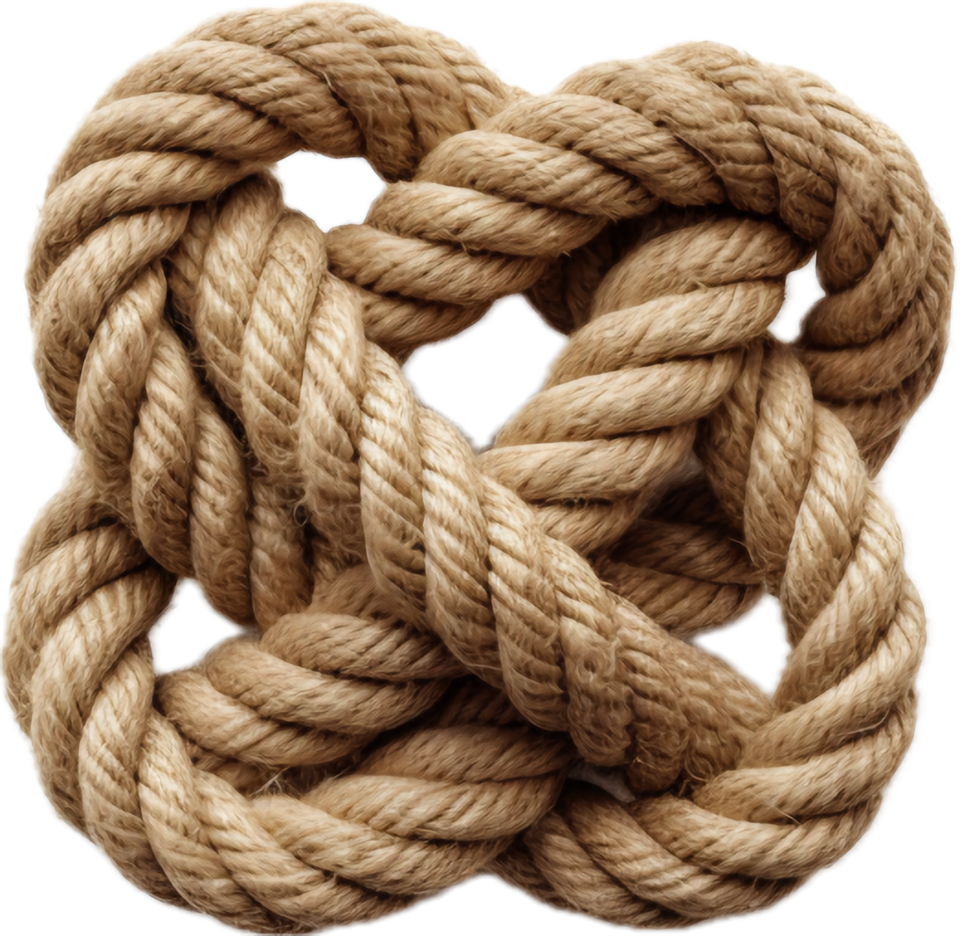 Rope knot png with AI generated. 33888773 PNG