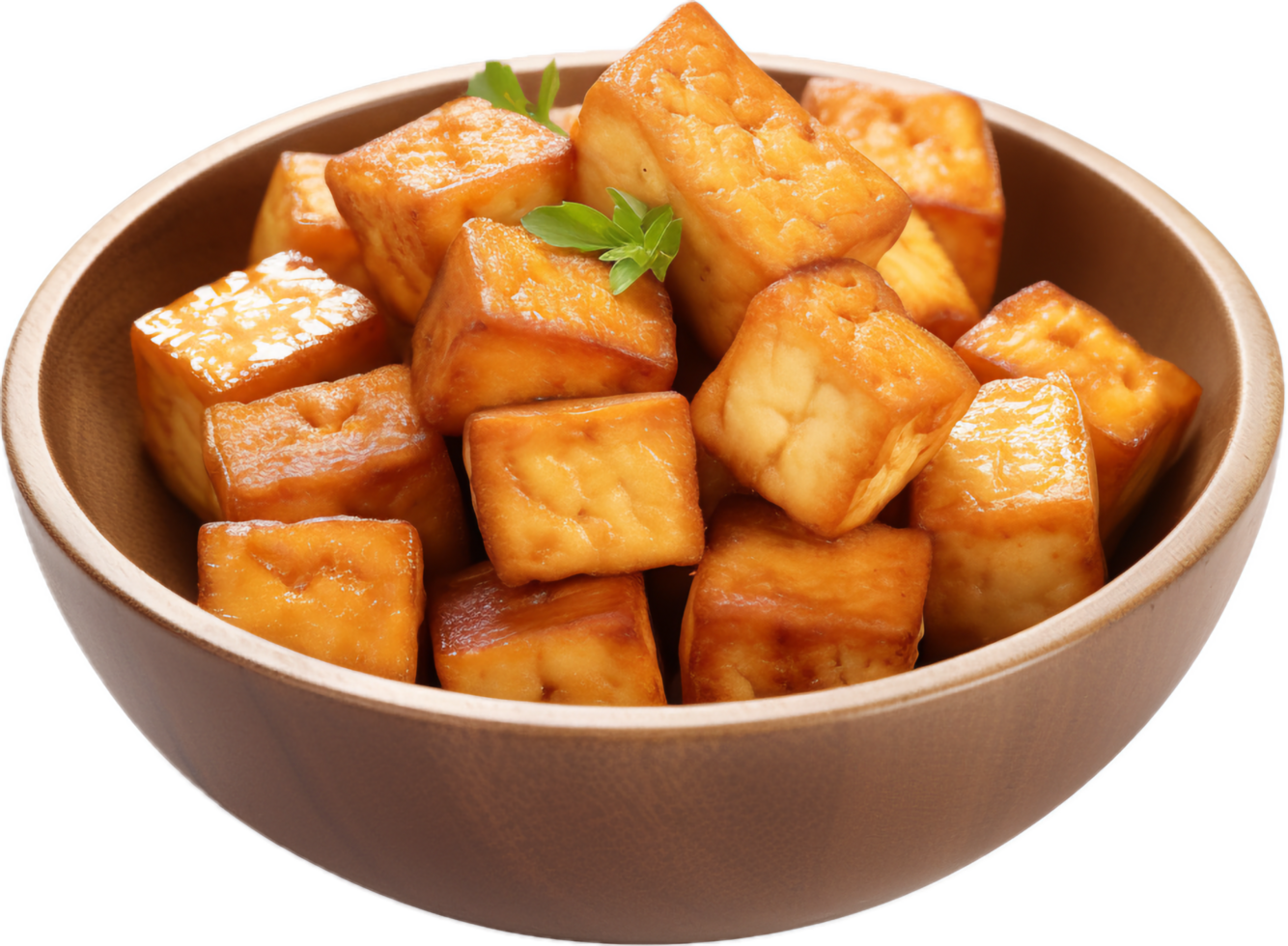 marinato tofu al cubo png con ai generato.