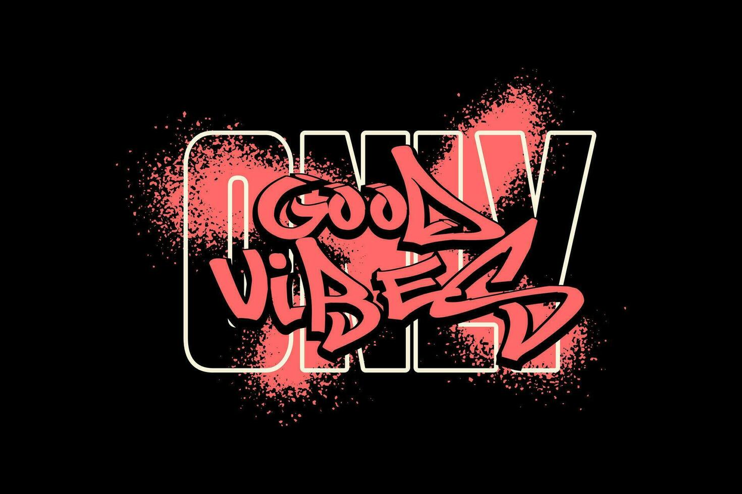 Streetwear T-shirt Designs vector