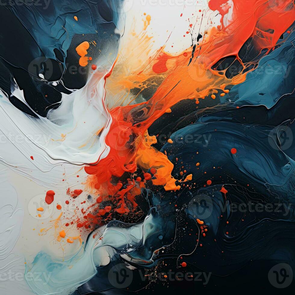 fluid art abstract colorful textures in purple tone , generated by AI photo