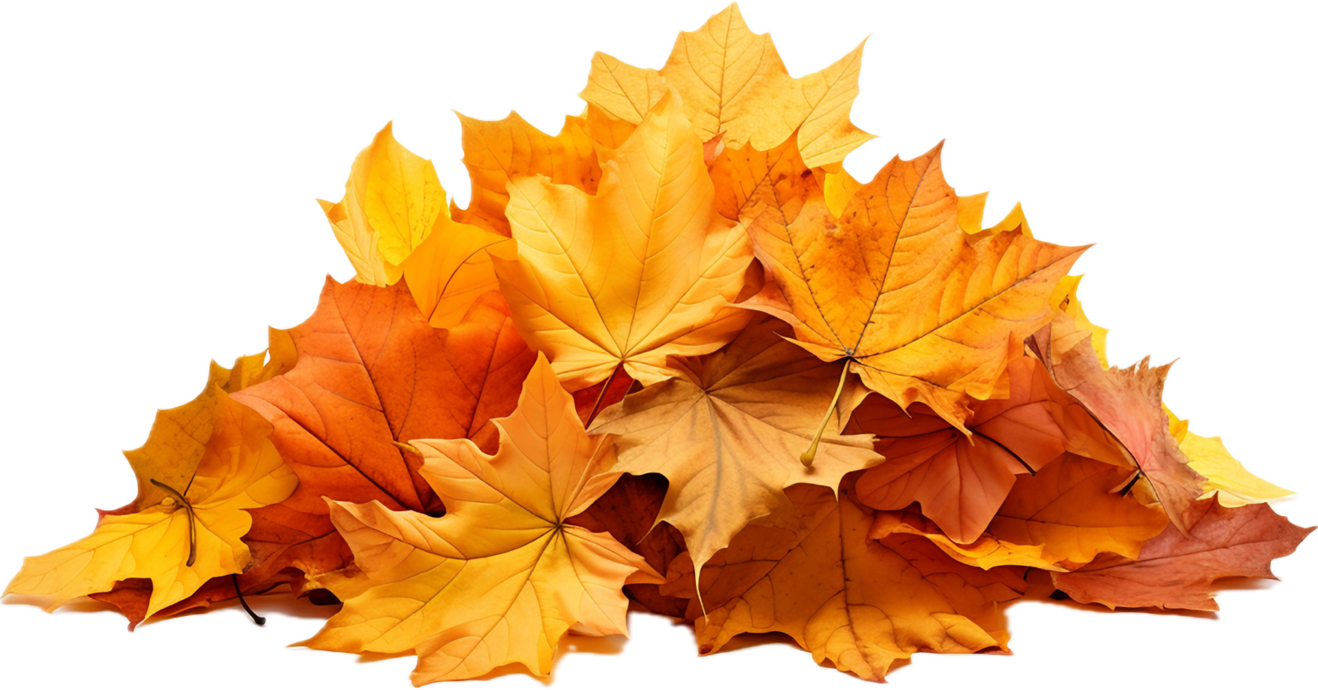 Pile of autumn leaves png with AI generated. 33888955 PNG