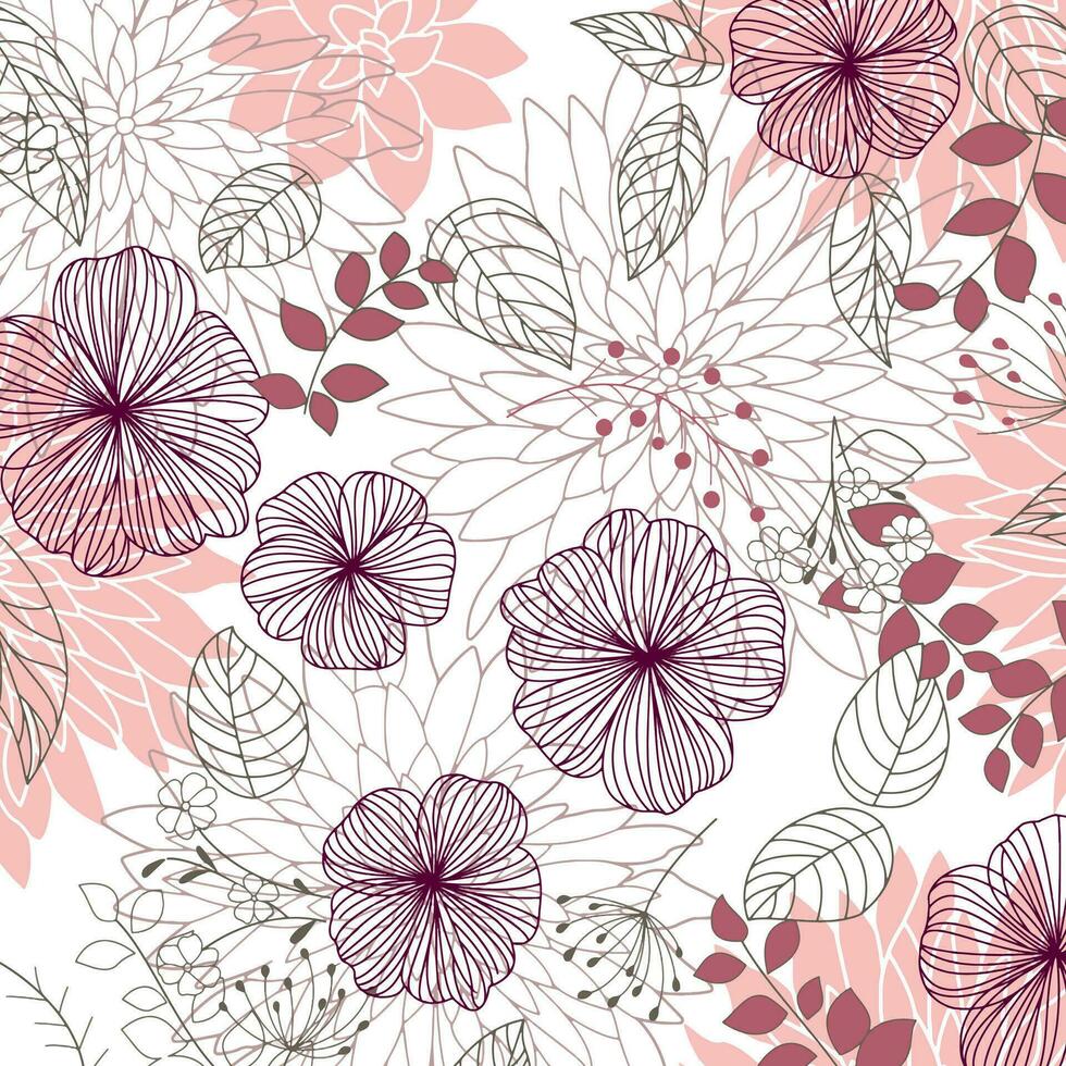 floral,ornament,abstract pattern suitable for textile and printing needs vector