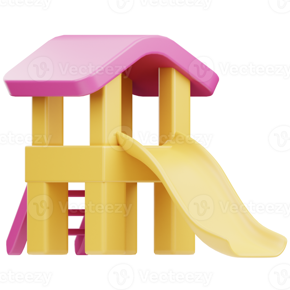 Slide Child 3D Illustration for Infographic, web, app, etc png