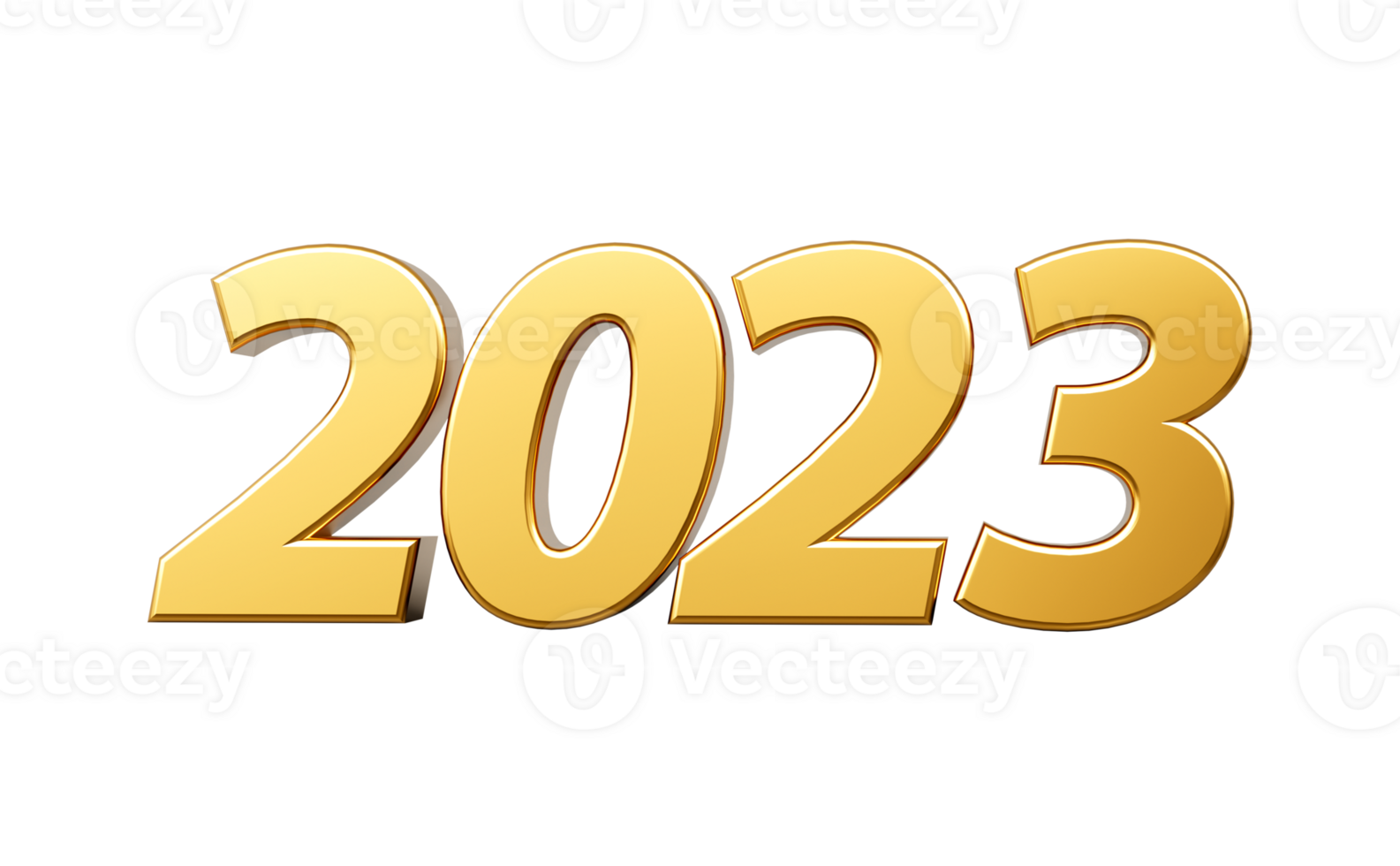 Happy new year 2023  3d illustration png