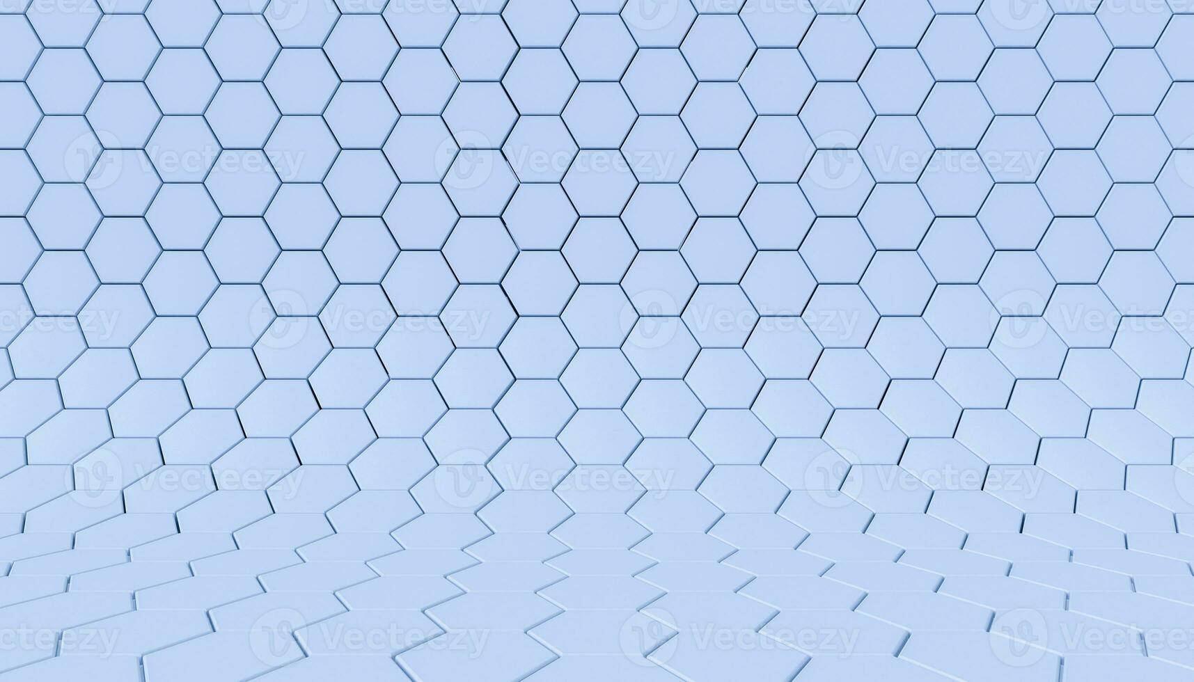 Abstract background of white hexagon. tech concept wallpaper. photo
