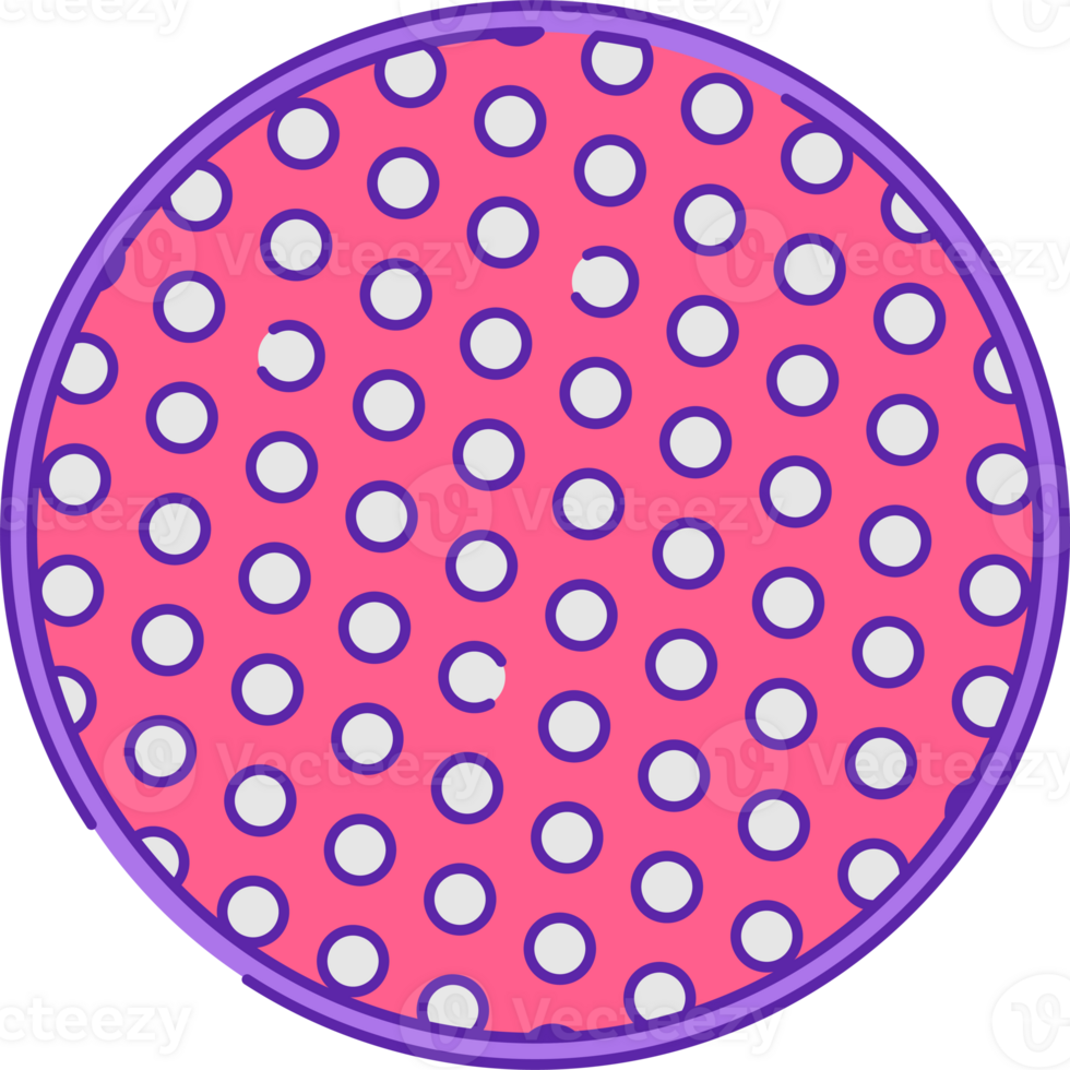 Powder Sponge Illustration PNG Transparent Background