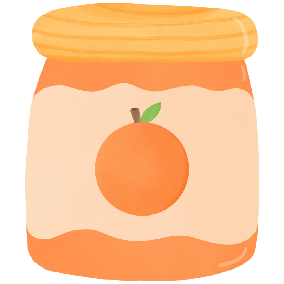 Orange jam png. png