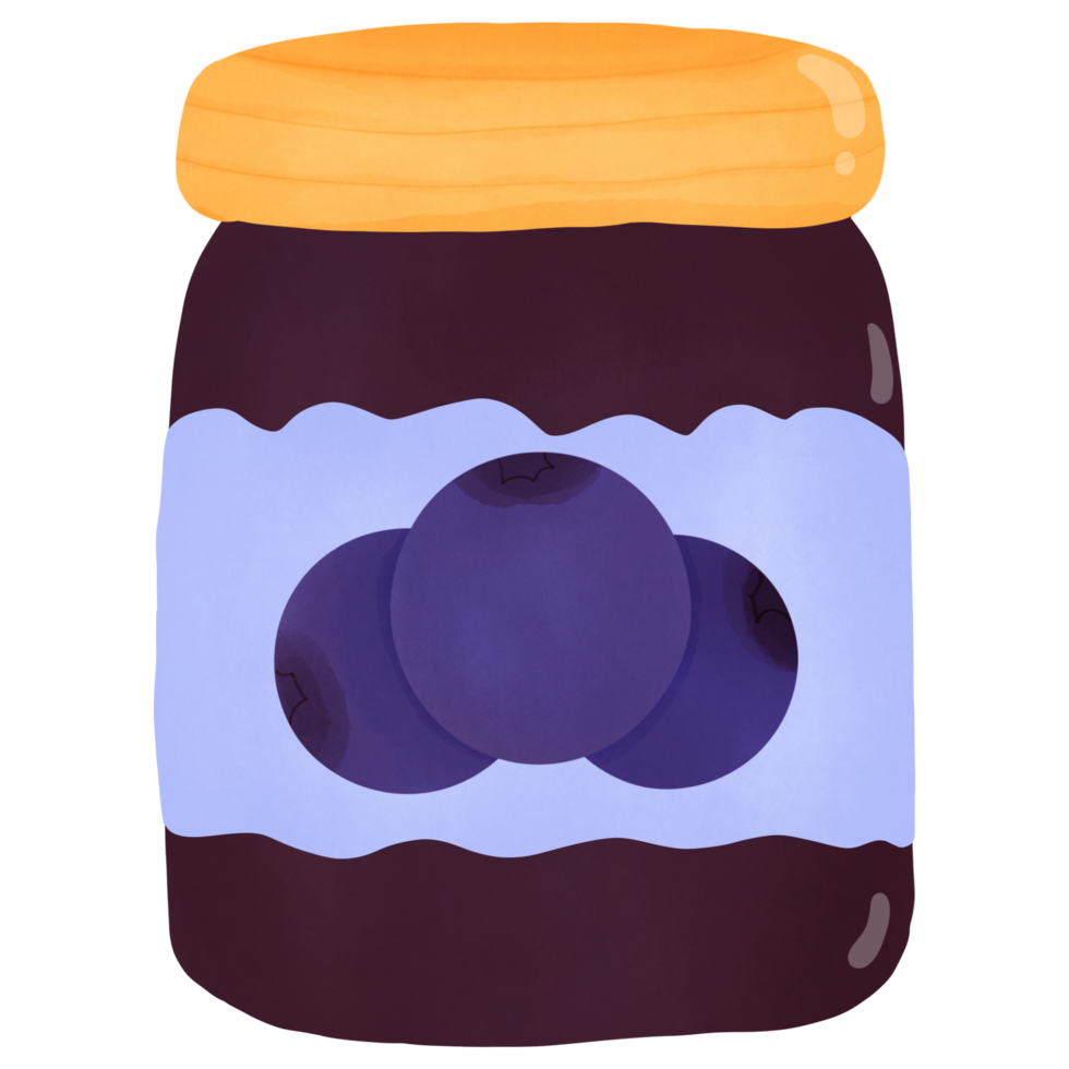 Blueberry jam png. png