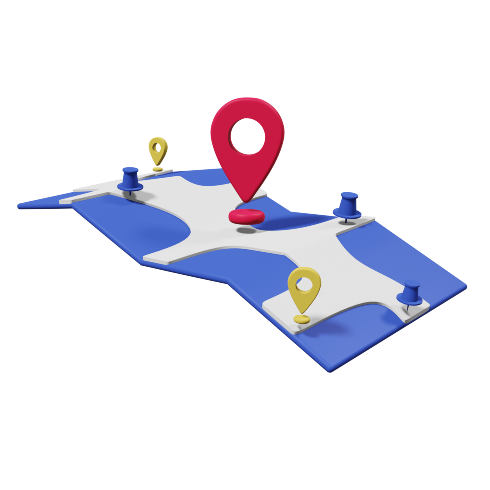 Location Ecommerce 3D Icon png