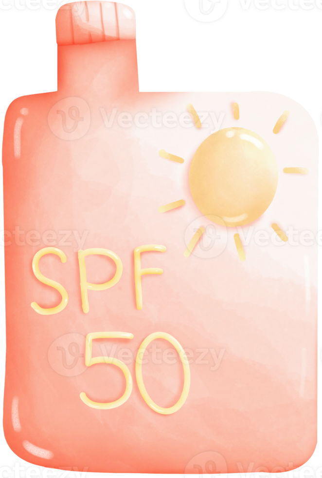 Sunscreen for face and body png