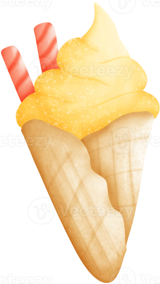 Cold ice cream helps cool down. png