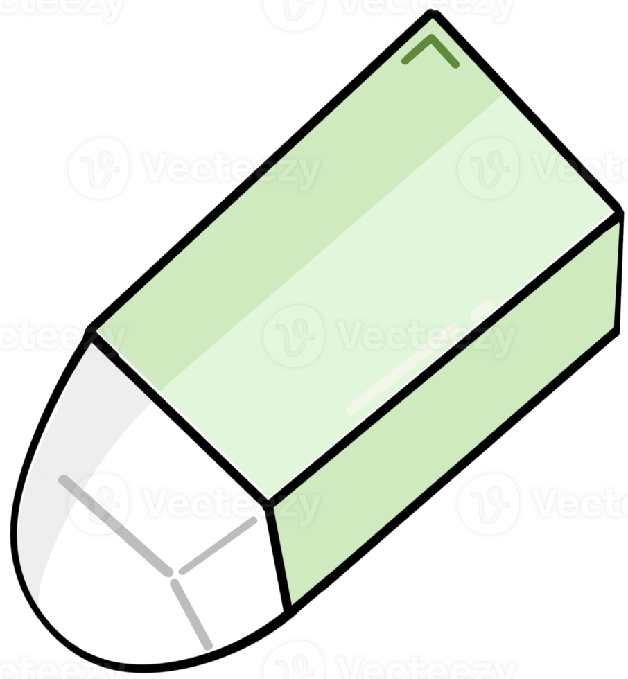 green pencil eraser 33890936 PNG