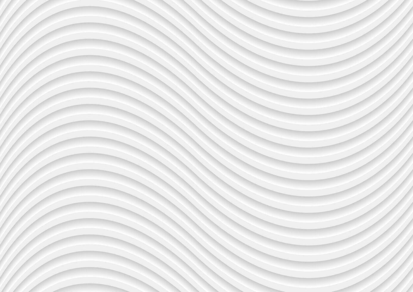 Grey paper waves abstract technology geometric background vector