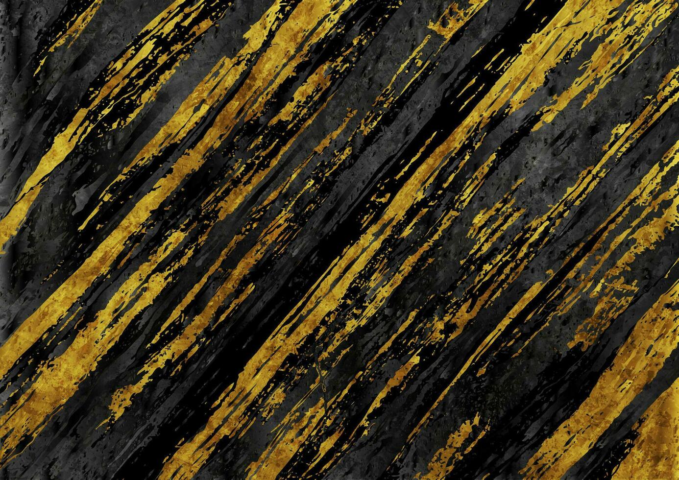 Abstract black golden grunge marble stone texture background vector