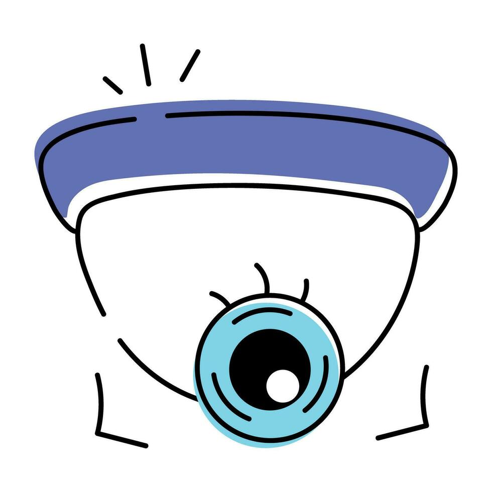 Security and Encryption Doodle Icon vector