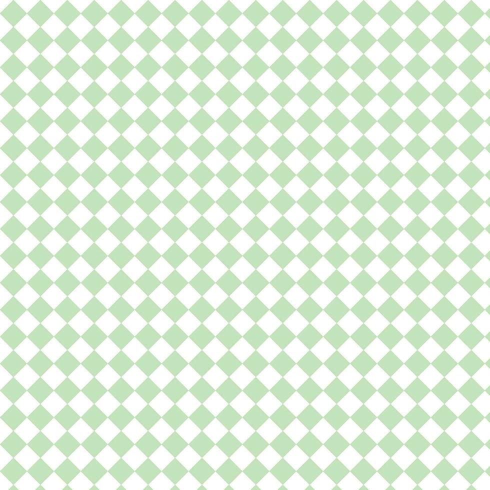 modern simple abstract seamlees impressionism lite green color rectangle check wavy pattern art work on white color background vector
