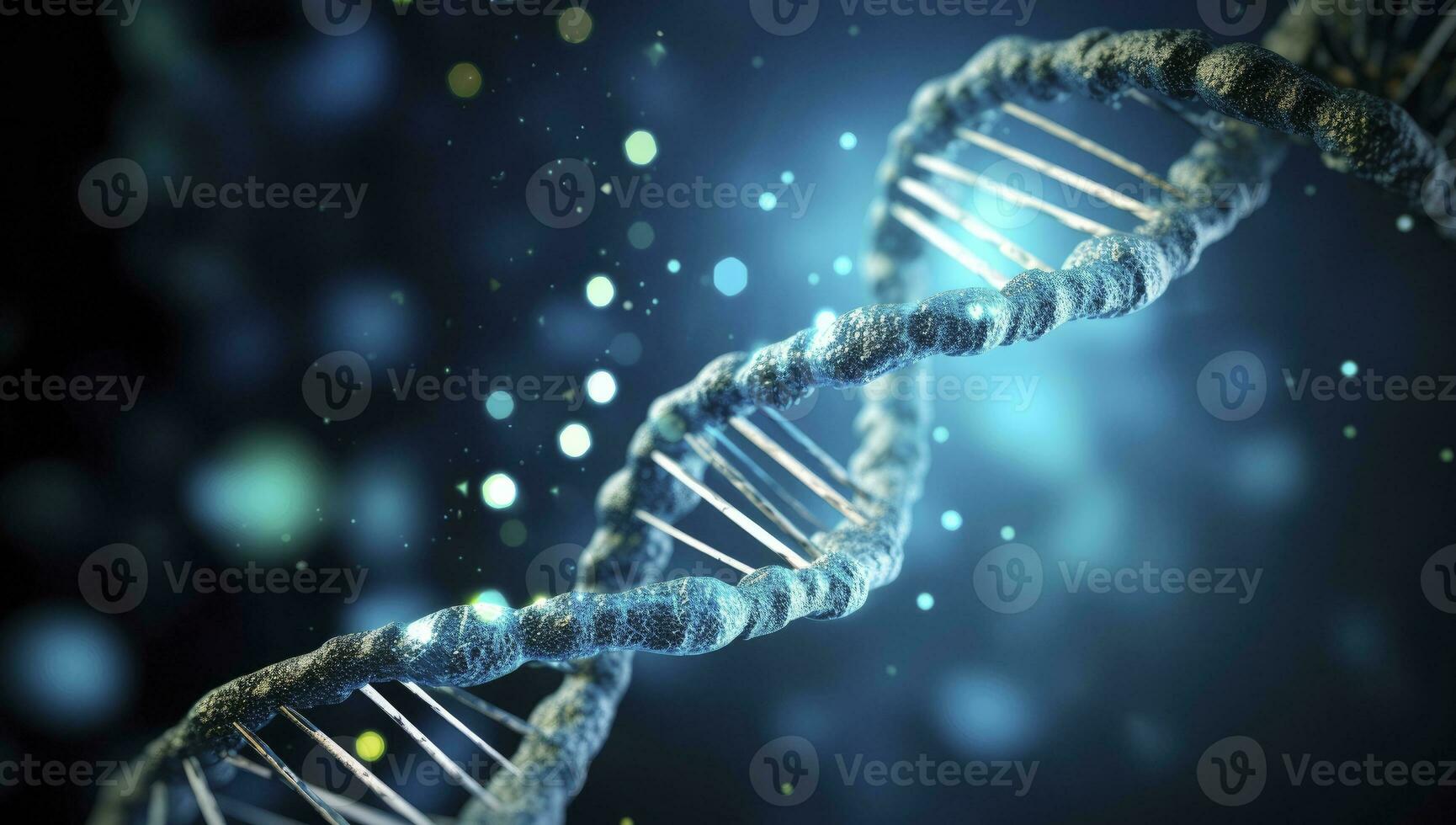 The Blue DNA.AI Generated photo