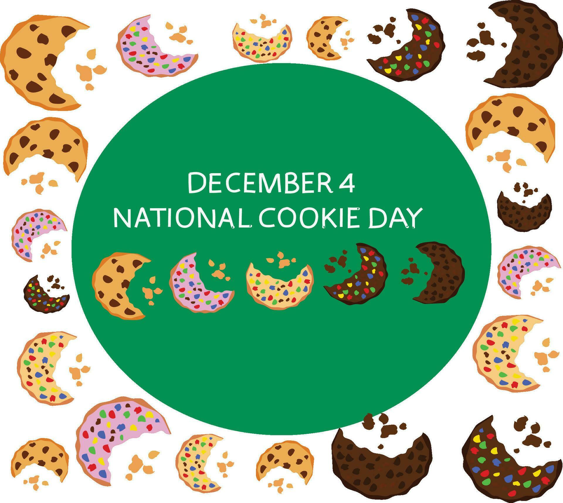 National Cookie Day vector 33892214 Vector Art at Vecteezy