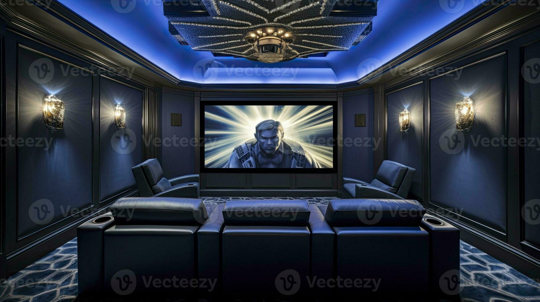 modern-interior-home-theatre-room-design-ai-generated-33892408-stock