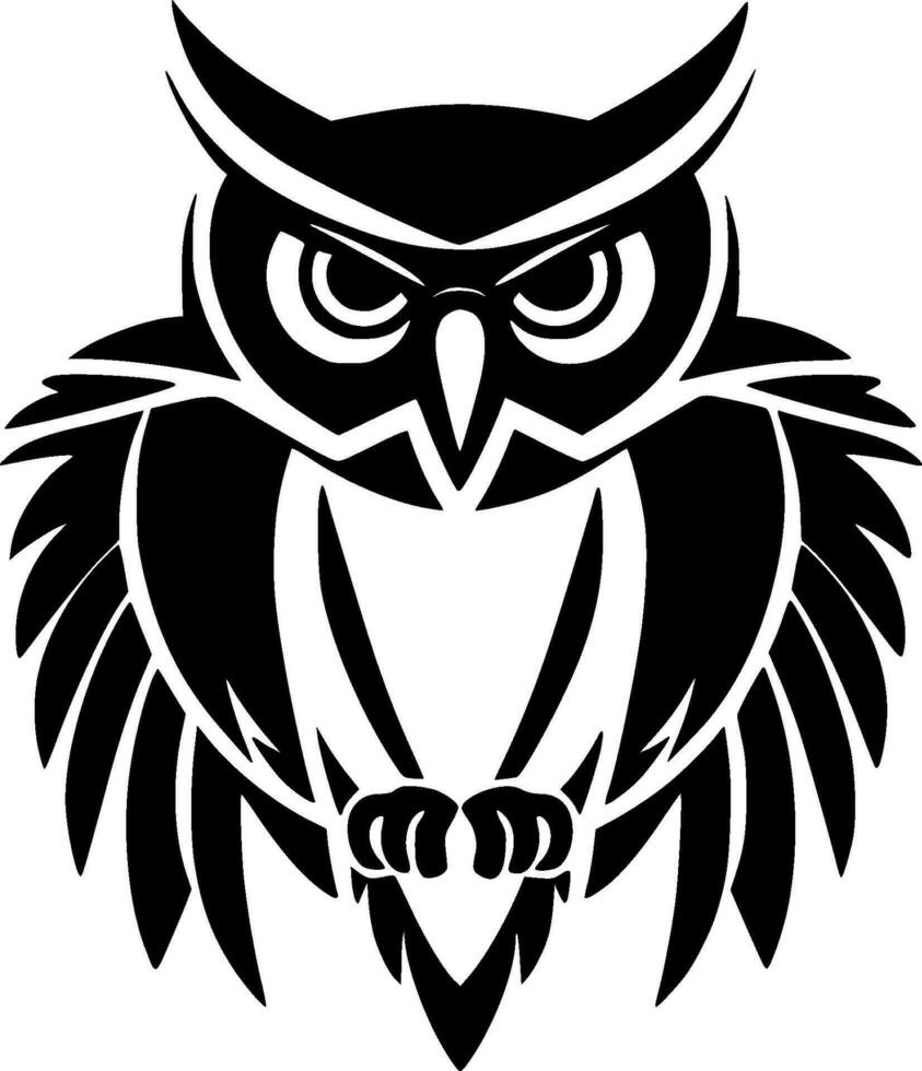 Owl - High Quality Vector Logo - Vector illustration ideal for T-shirt graphic