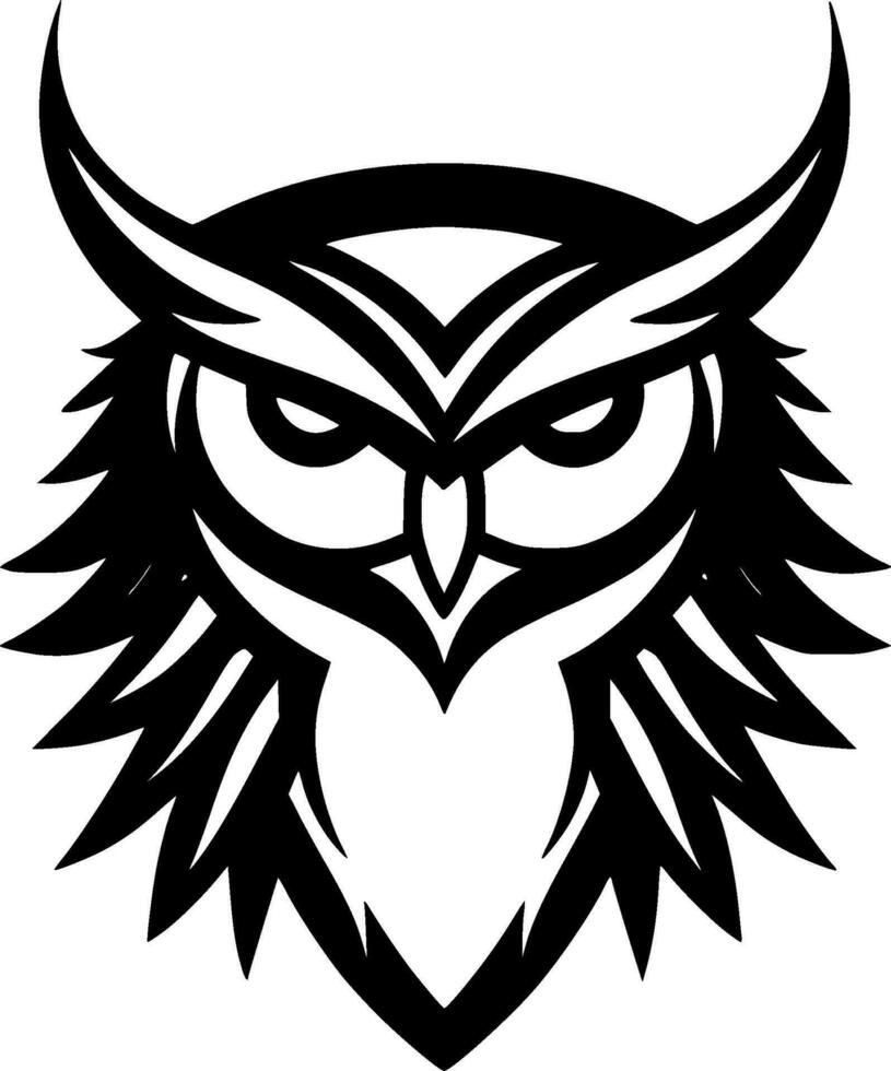 Owl - High Quality Vector Logo - Vector illustration ideal for T-shirt graphic