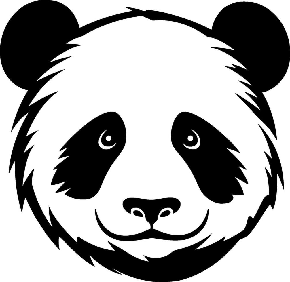 Panda - High Quality Vector Logo - Vector illustration ideal for T-shirt graphic