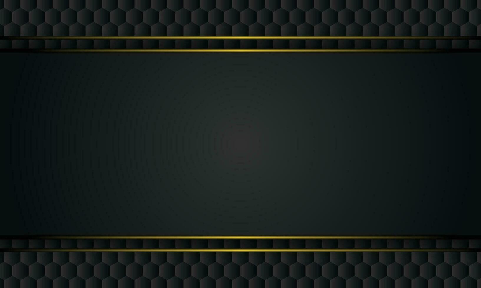 Metal with lines on hexagonal  background. vector