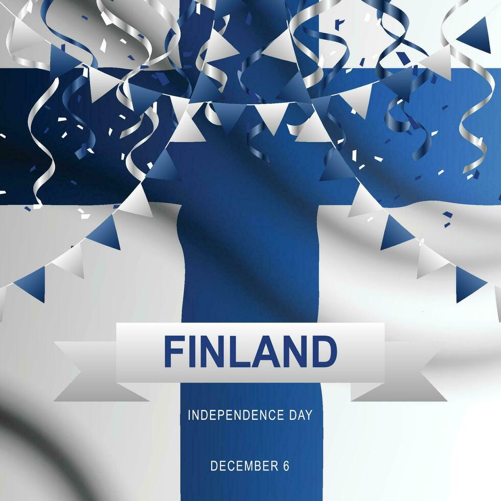 Finland Independence Day background. vector