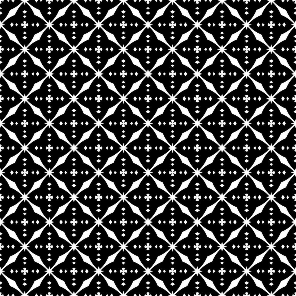 Black and white seamless abstract pattern. Background and backdrop. Grayscale ornamental design. vector