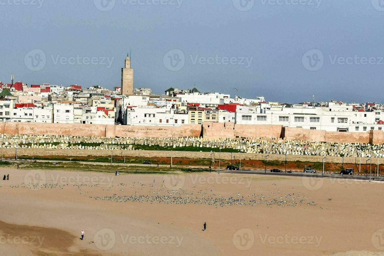 View of the city in Morocco photo