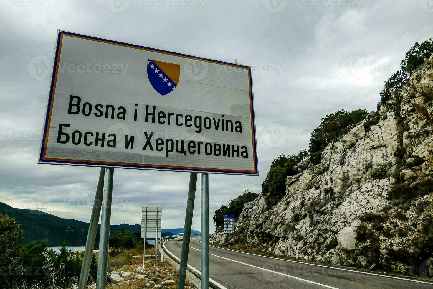 Sign in Croatia photo