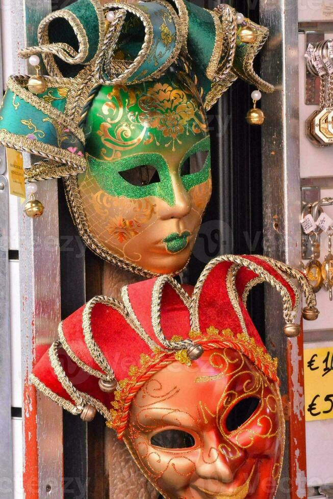 Ornate masquerade masks photo